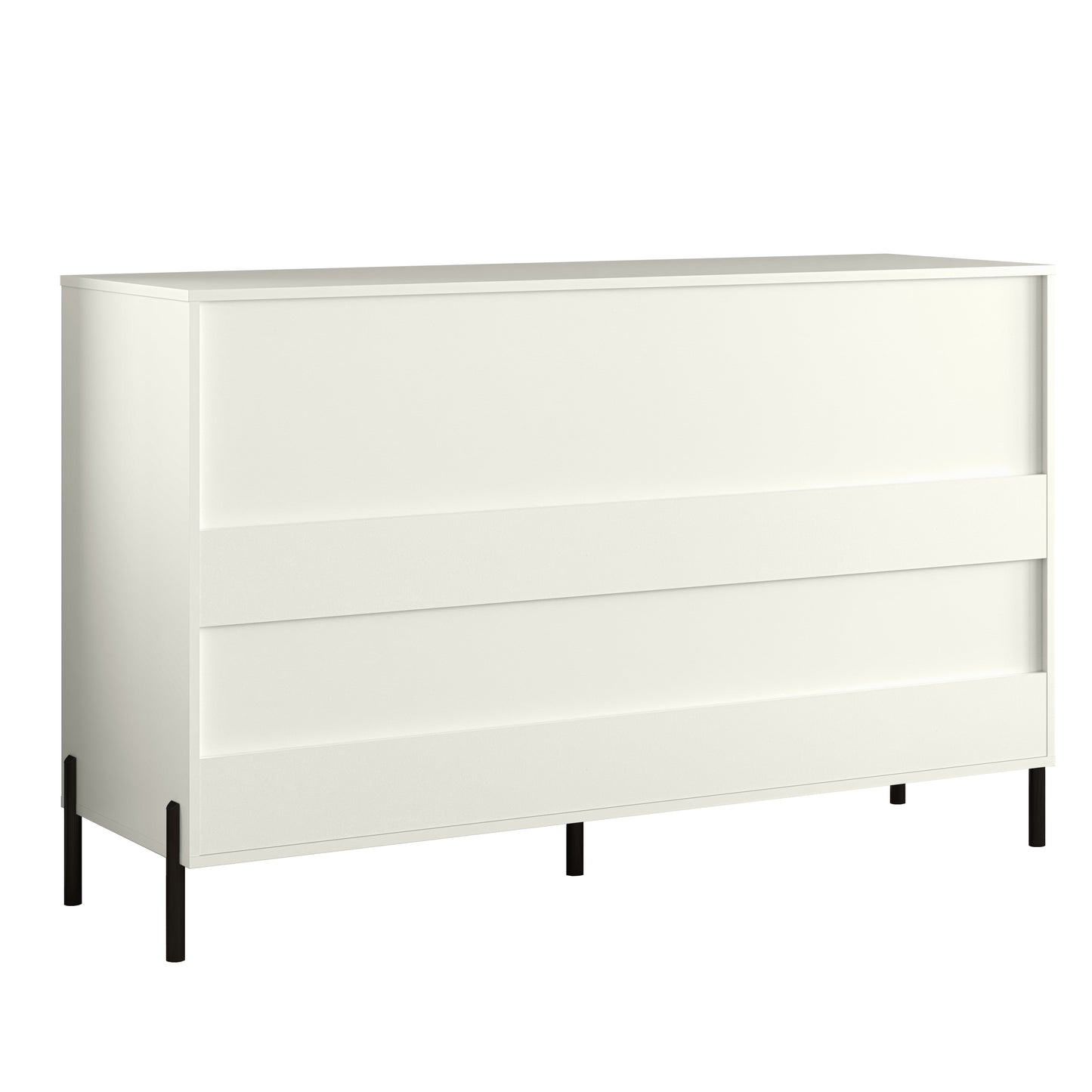 Festivo FDR23146 56" Bedroom Dresser with 6 Drawers-White