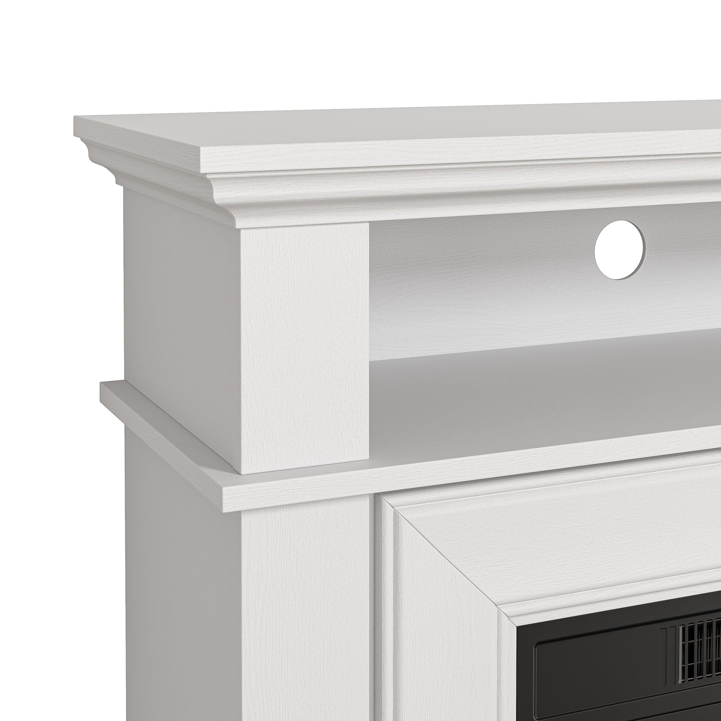 Festivo FFP24245 36" Electric Fireplace Mantel-White