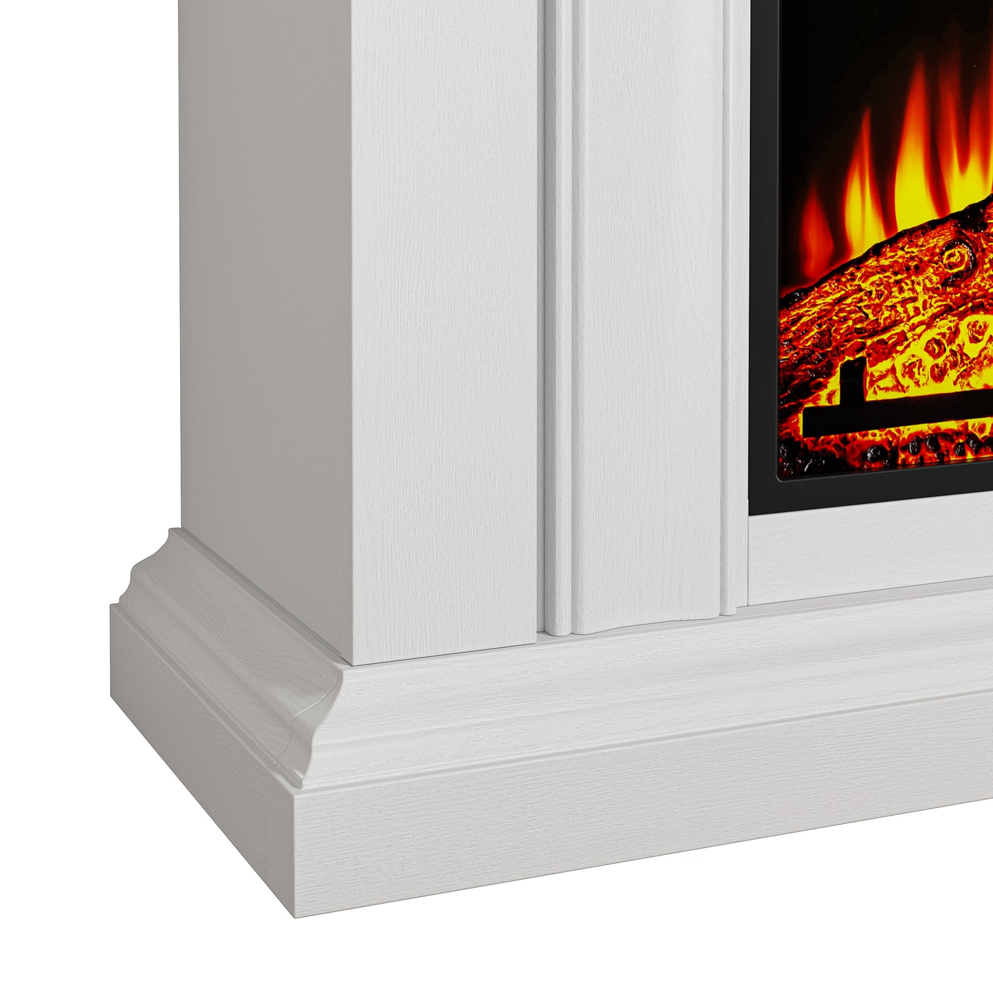 Festivo FFP24245 36" Electric Fireplace Mantel-White