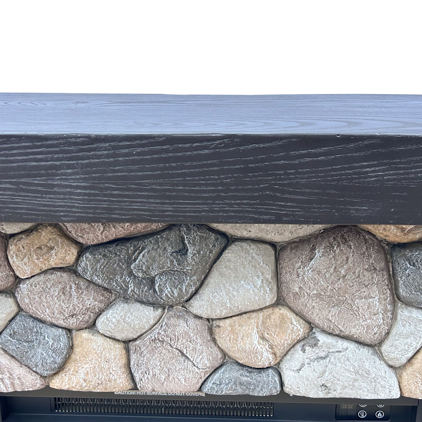 Festivo FFP25152 44" Electric Fireplace Mantel with Faux Brick-Tan