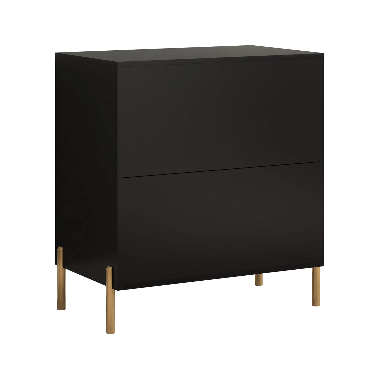 Festivo FNS23115 28" Bedroom Nightstands with 3 Drawers-Black