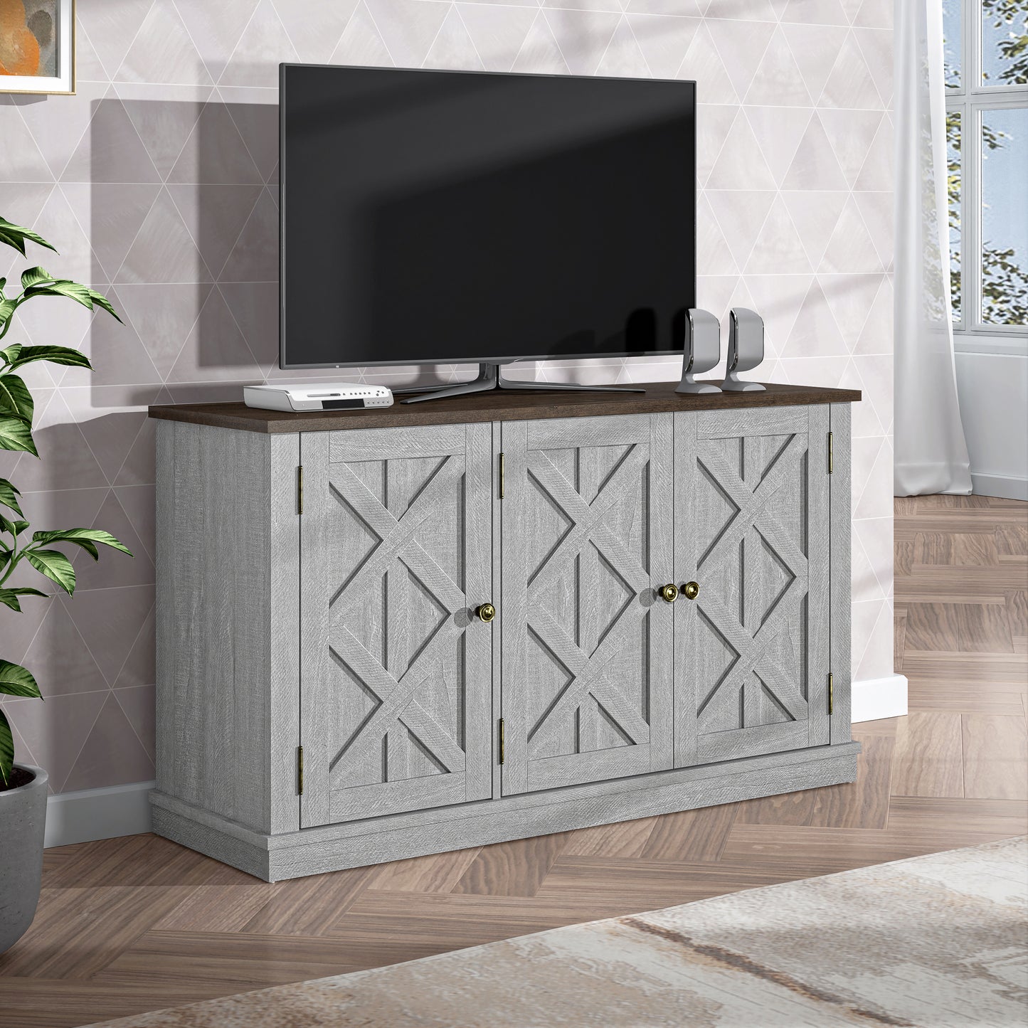 Festivo FTS20641 48" TV Stand-White