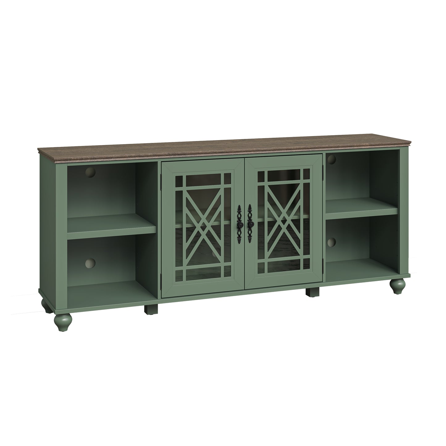 Festivo FTS24646 70" TV Stand-Green