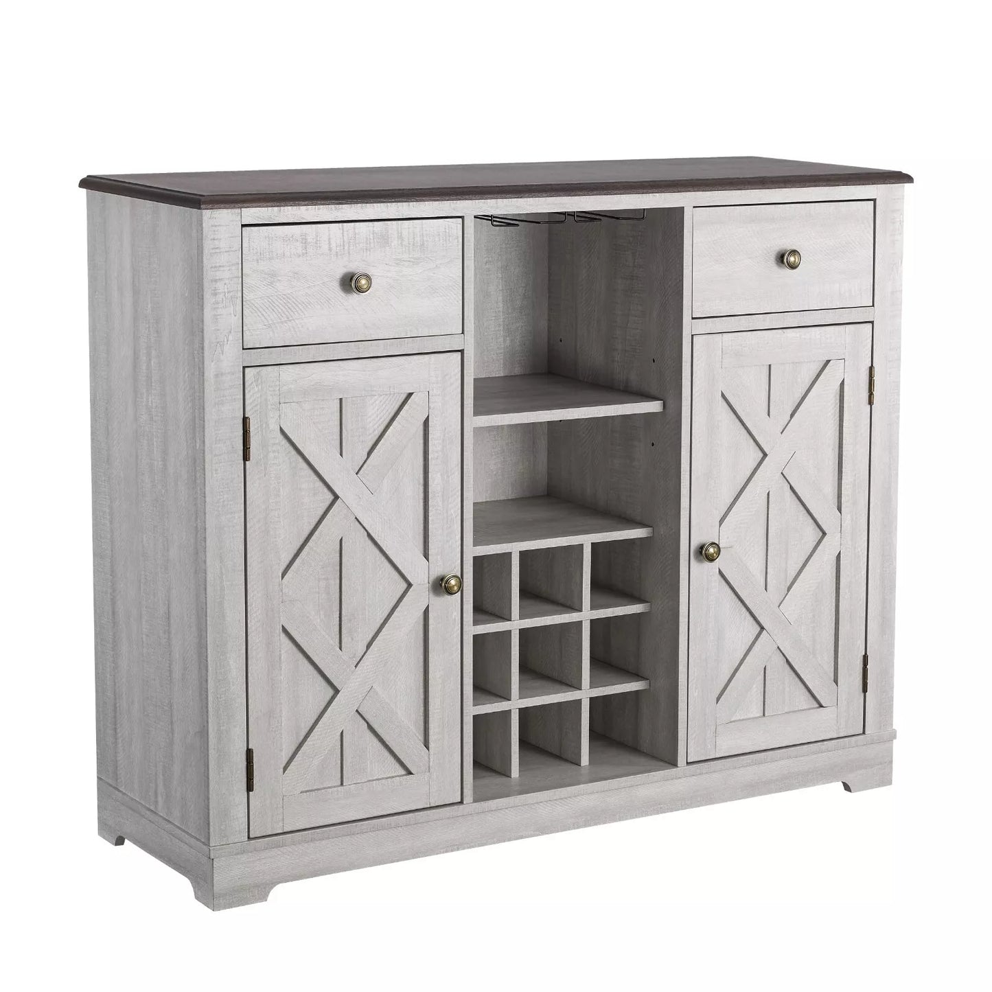 Festivo FWC20103 47" Wine Cabinet-Offwhite