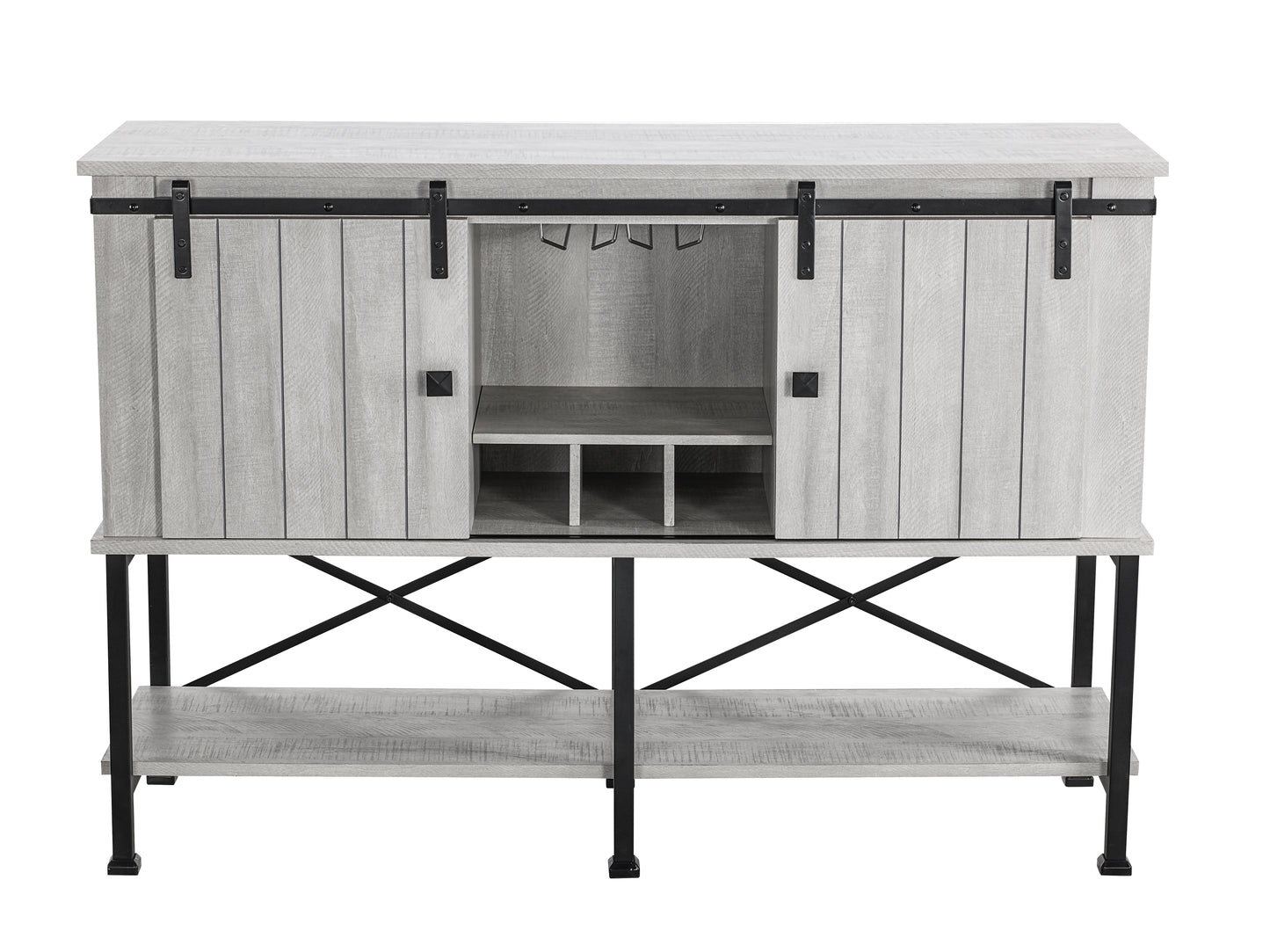 Festivo FWC20153 52" Wine Cabinet-Offwhite