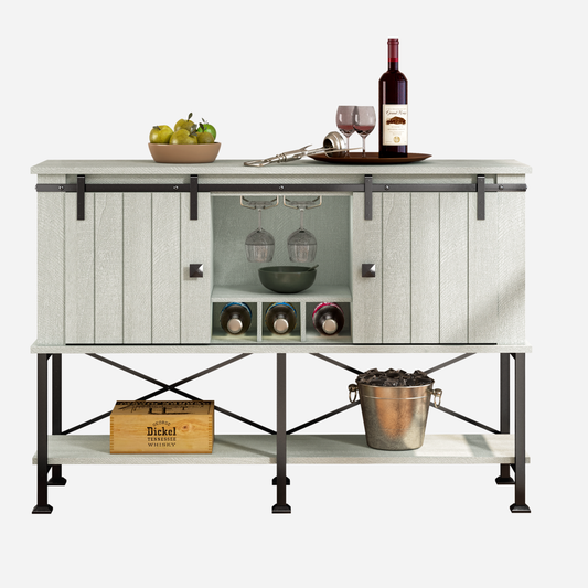 Festivo FWC20153 52" Wine Cabinet-Offwhite