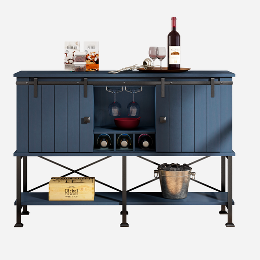 Festivo FWC20154 52" Wine Cabinet-Blue