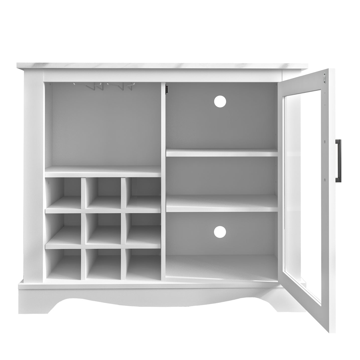 Festivo FWC21161 39" Wine Cabinet-White