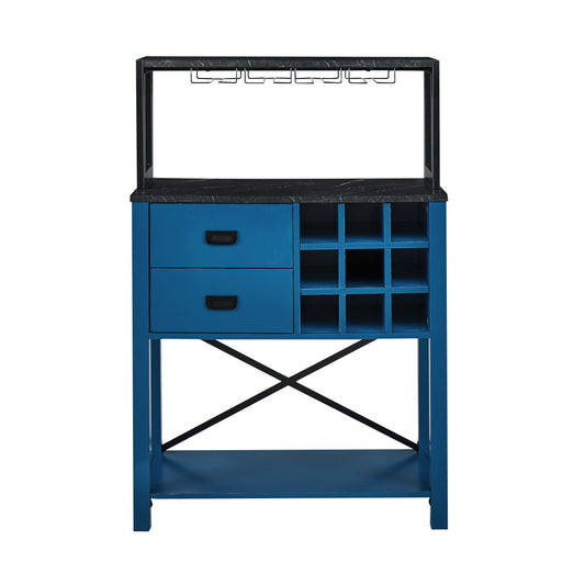 Festivo FWC21170 32" Wine Cabinet-Blue