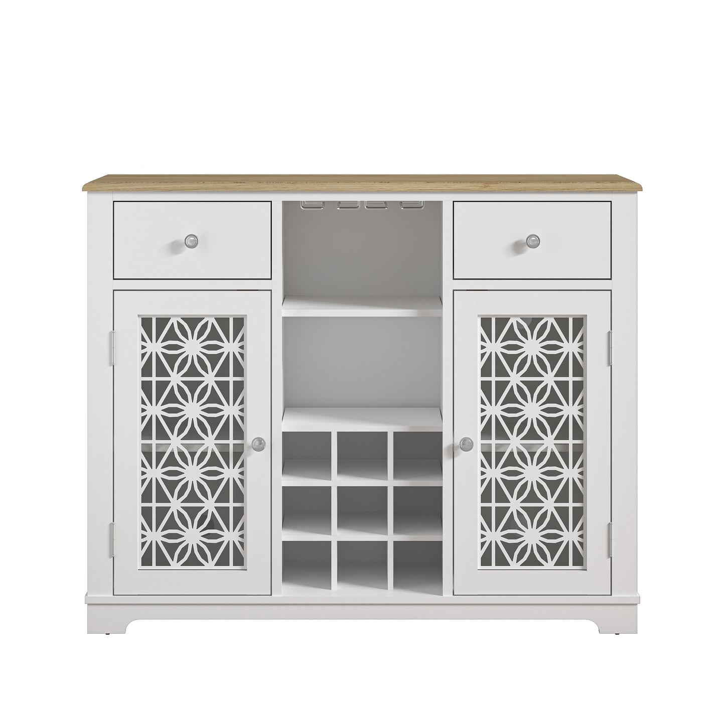 Festivo FWC23318 47" Wine Cabinet-White