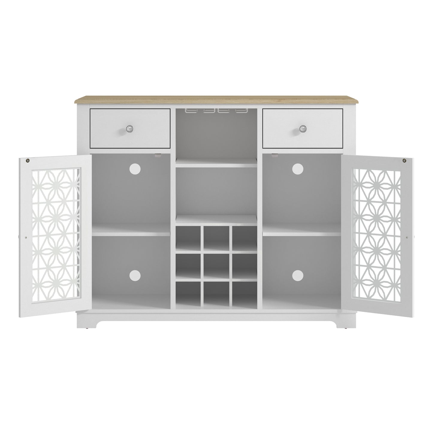 Festivo FWC23318 47" Wine Cabinet-White