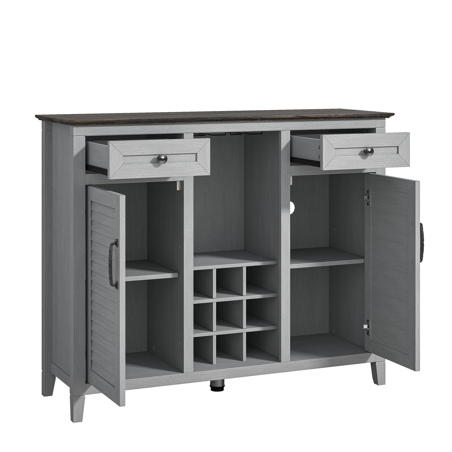 Festivo FWC23350 47.5" Wine Cabinet-Grey