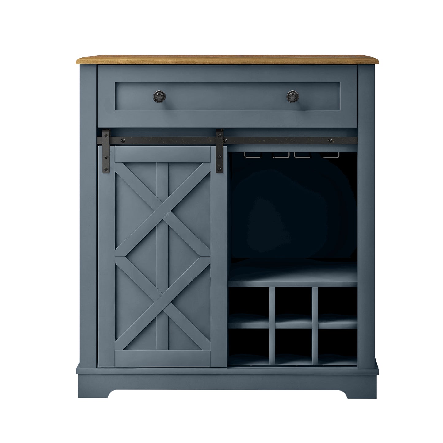 Festivo FWC23427 32" Wine Cabinet-Blue