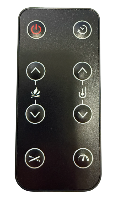 Replacement Remote Control for Festivo Electric Indoor Fireplace & TV Stand (For Fireplace Size 36")