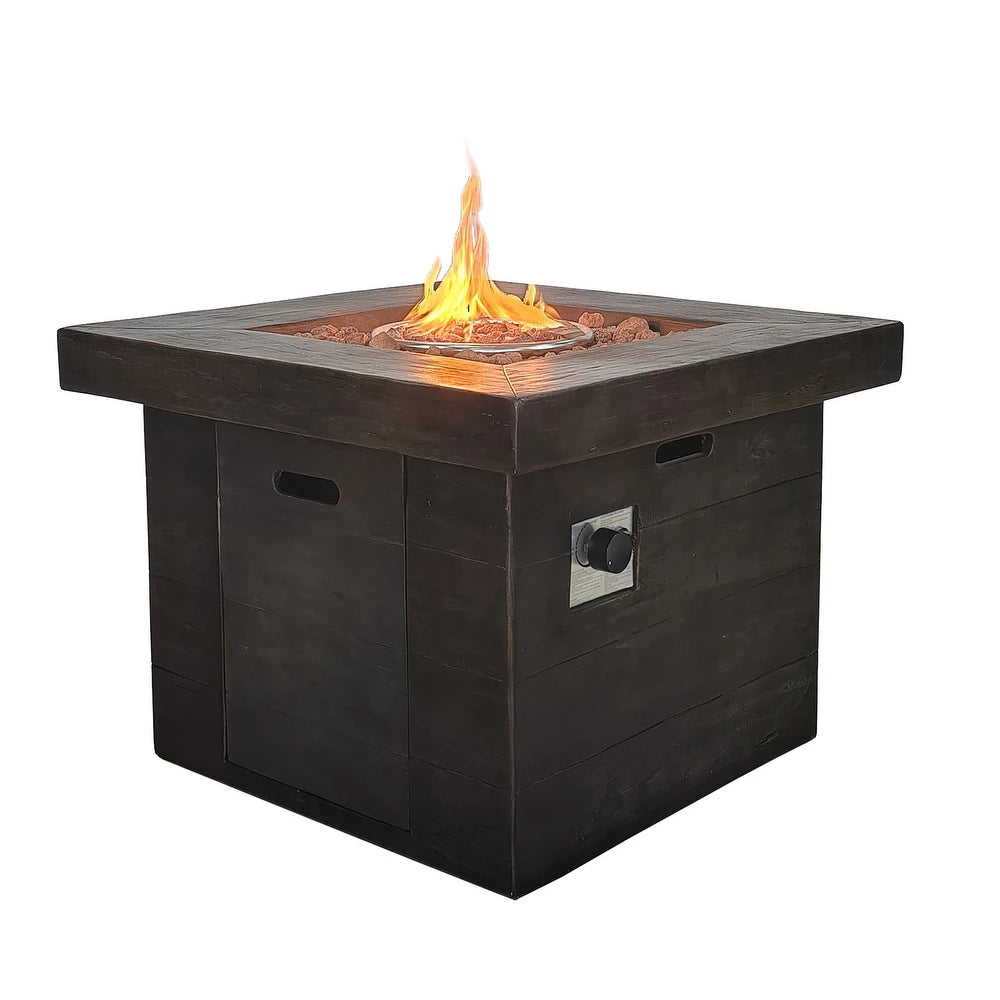 Festivo LFT24001 32" Smokeless Propane Gas Fireplace for Outdoor Heating-Black