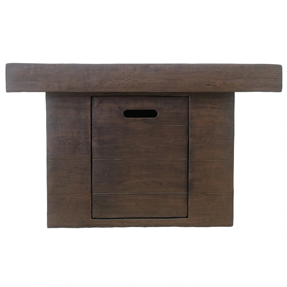 Festivo LFT24002 32" Smokeless Propane Gas Fireplace for Outdoor Heating-Brown